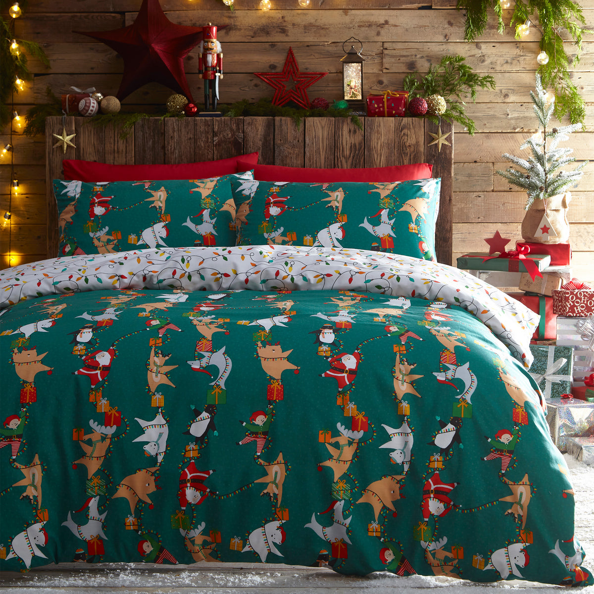 Santas Workshop Duvet Set by Roseland Furniture