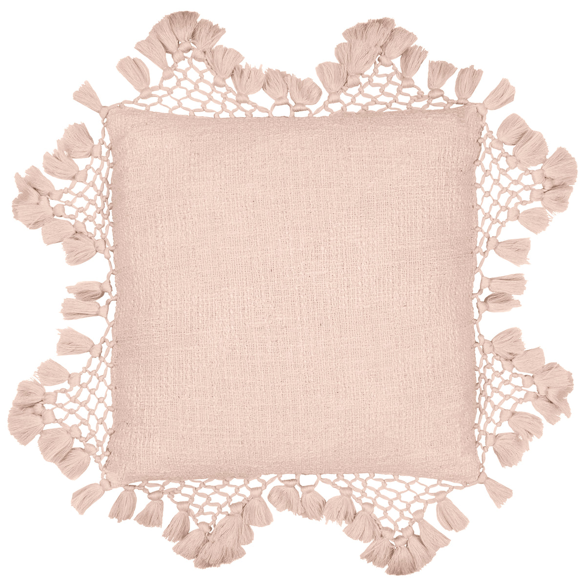 Anko 45X45 Polyester Cushion Blush