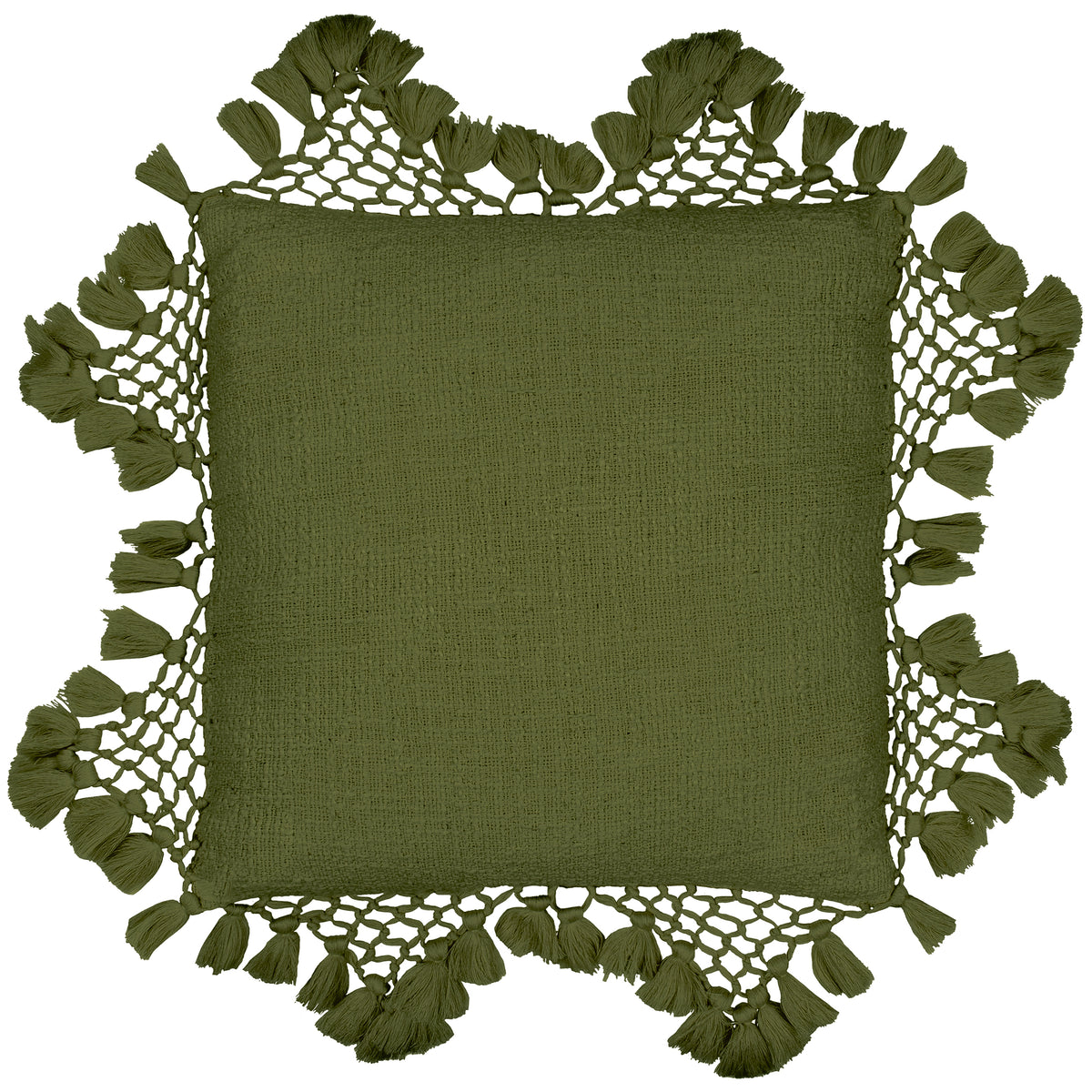 Anko 45X45 Polyester Cushion Khaki