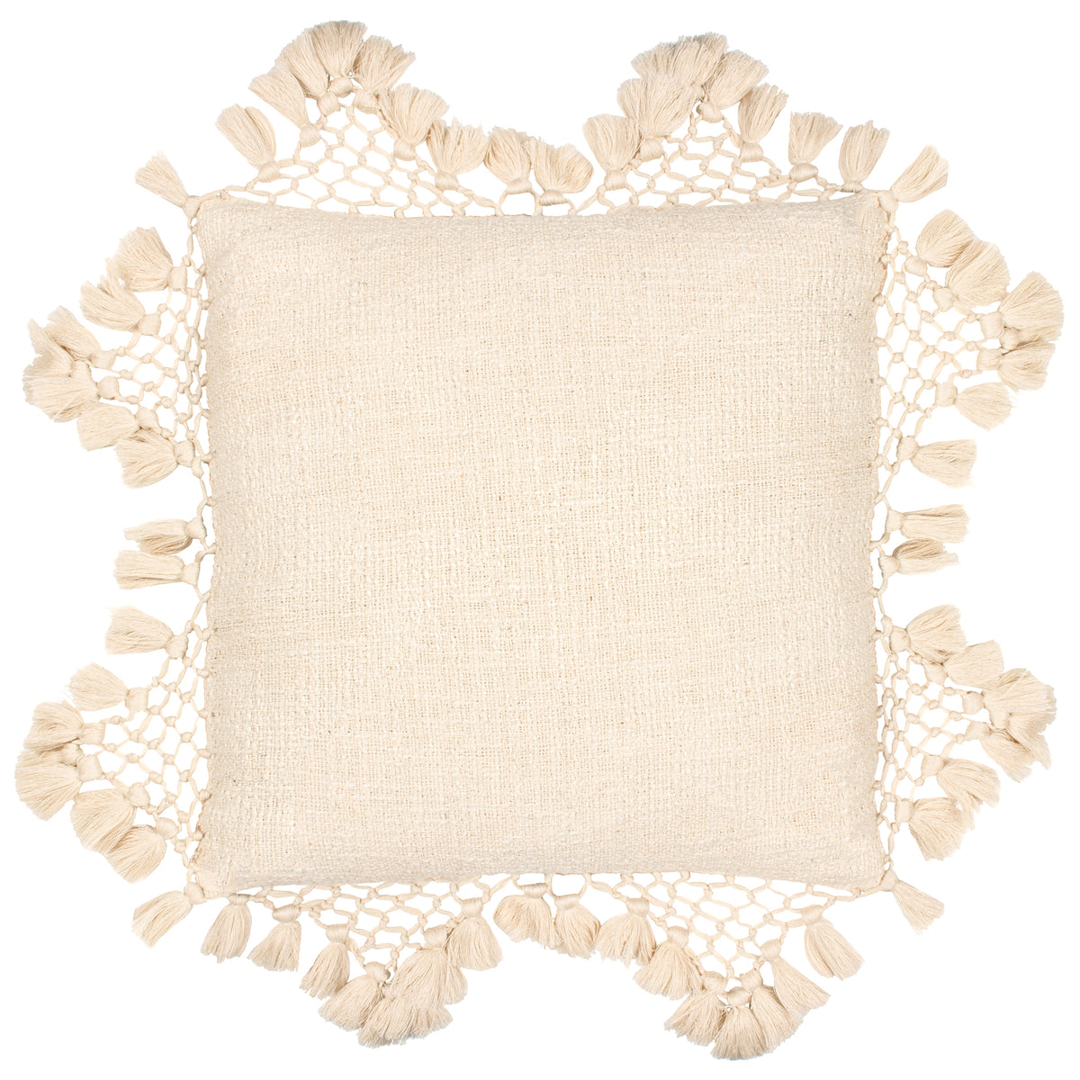 Anko 45X45 Polyester Cushion Oatmeal