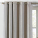 Atlantic 229X137 Eyelet Curtains Natural