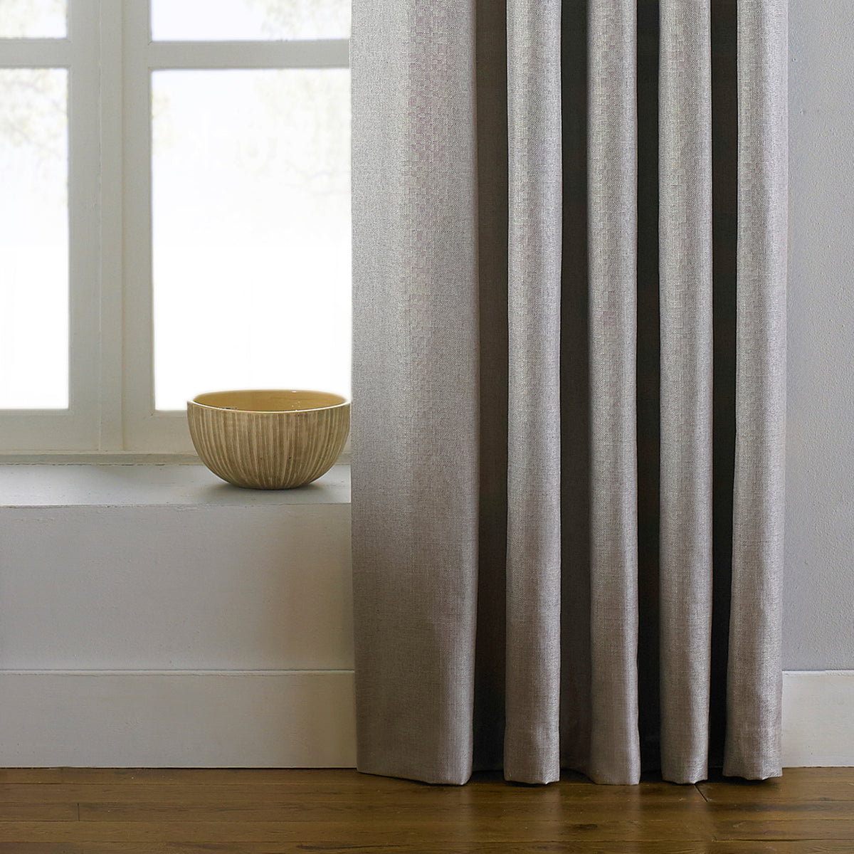 Atlantic 229X137 Eyelet Curtains Natural