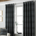 Aviemore 168X137 Eyelet Curtains Grey