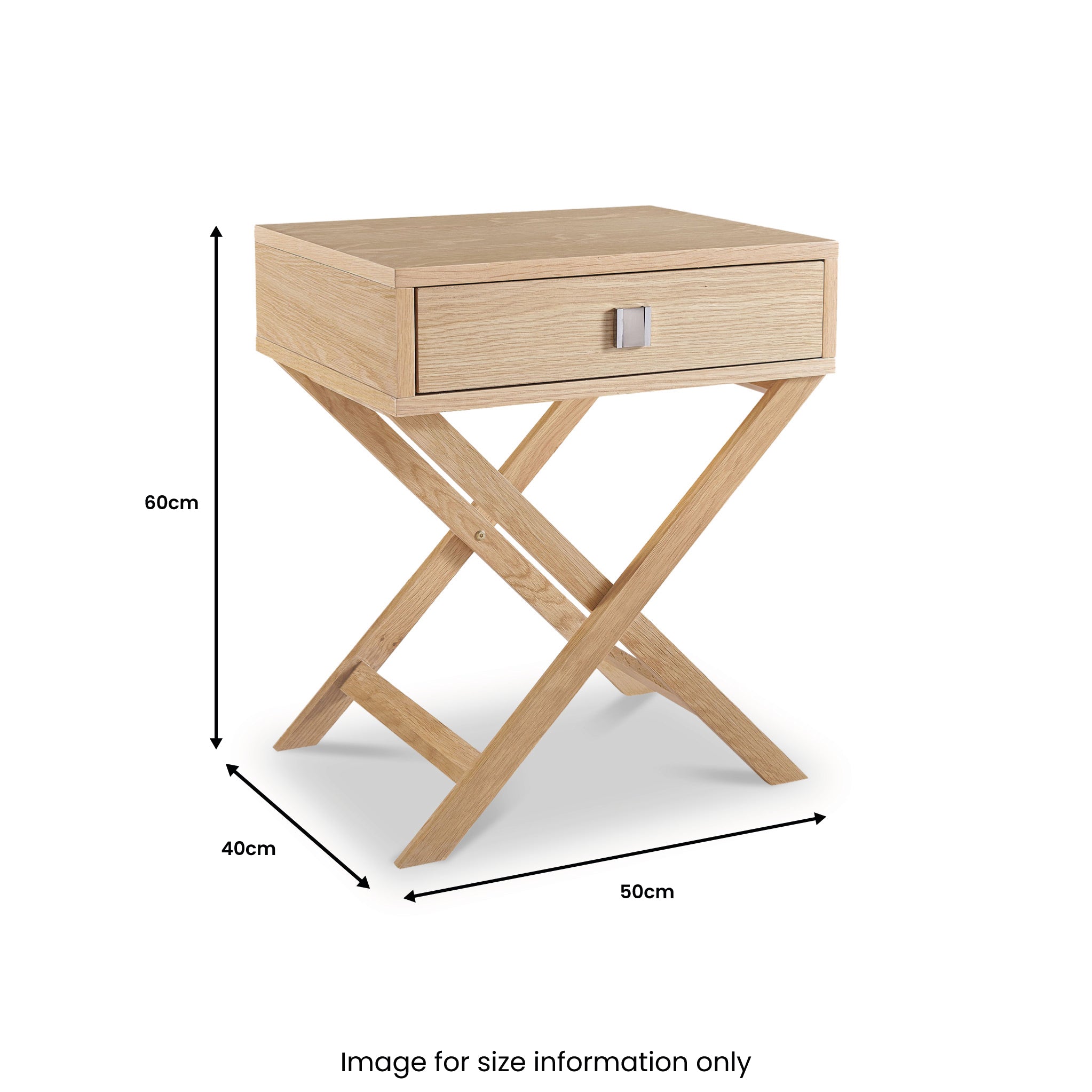 Cross legged deals bedside table