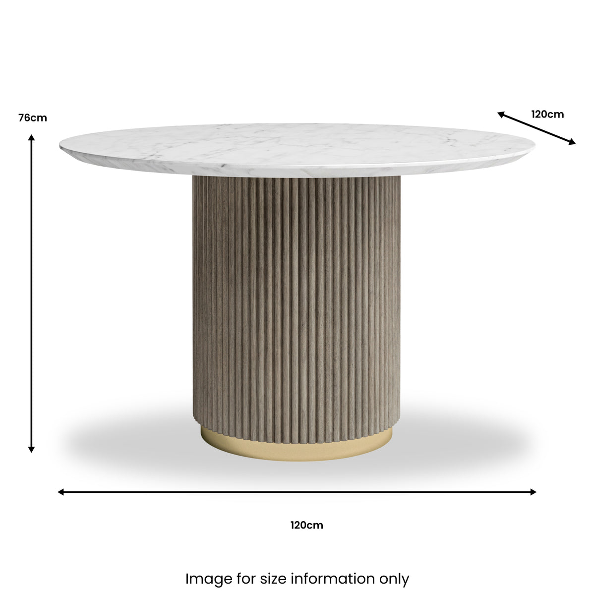 Amelie Round Dining Table from Roseland Furniture