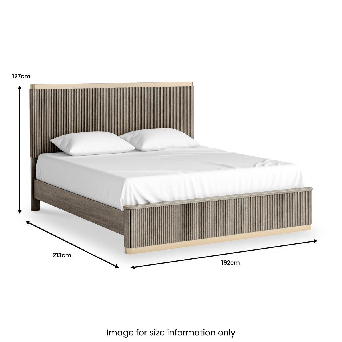 Amelie Fluted Bed from Roseland Furniture