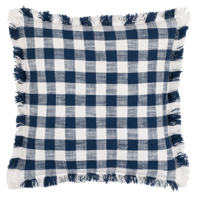 Barton Check Fringed 45cm Cushion