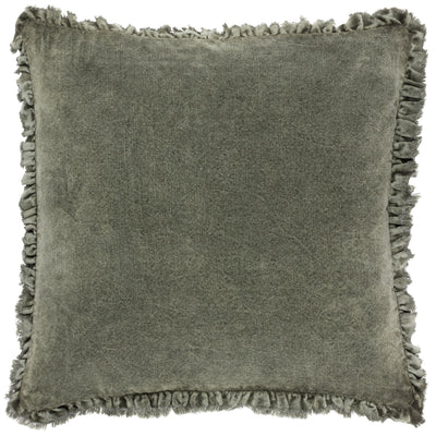 Bertie Washed Cotton Velvet 45cm Cushion