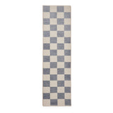 Blue Norwood Checkerboard Runner Rug from Roseland Furniture