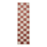 Plum Norwood Checkerboard Runner Rug from Roseland Furniture