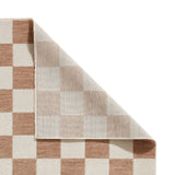 Beige Norwood Checkerboard Rug from Roseland Furniture