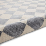 Blue Norwood Checkerboard Rug from Roseland Furniture