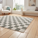 Green Norwood Checkerboard Rug from Roseland Furniture