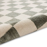 Green Norwood Checkerboard Rug from Roseland Furniture