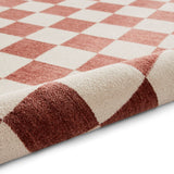 Plum Norwood Checkerboard Rug from Roseland Furniture