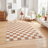 Walnut Norwood Checkerboard Rug from Roseland Furniture