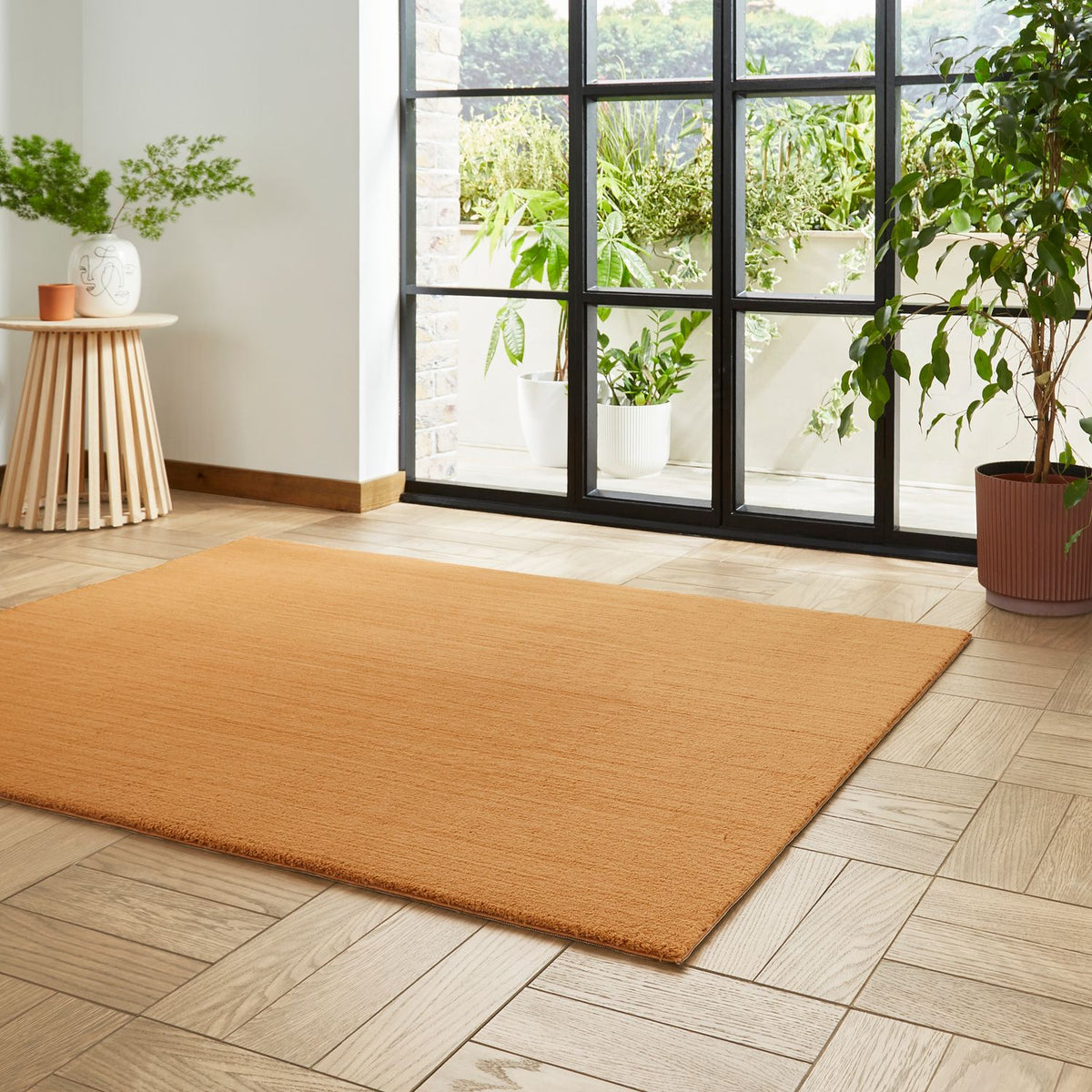 Camel Hensley Washable Rug from Roseland Furniture