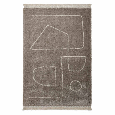 Harding Soft Plush Abstract Design Rug