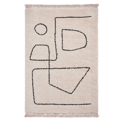 Harding Soft Plush Abstract Design Rug