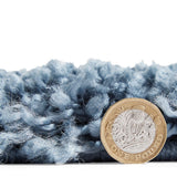 Blue Willow Shaggy Tasselled Diamond Rug from Roseland Furniture