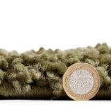 Green Willow Shaggy Tasselled Diamond Rug from Roseland Furniture