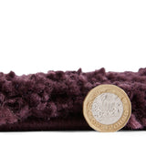 Purple Willow Shaggy Tasselled Diamond Rug from Roseland Furniture