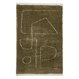 Green Harding Soft Plush Abstract Design Rug from Roseland Furniture