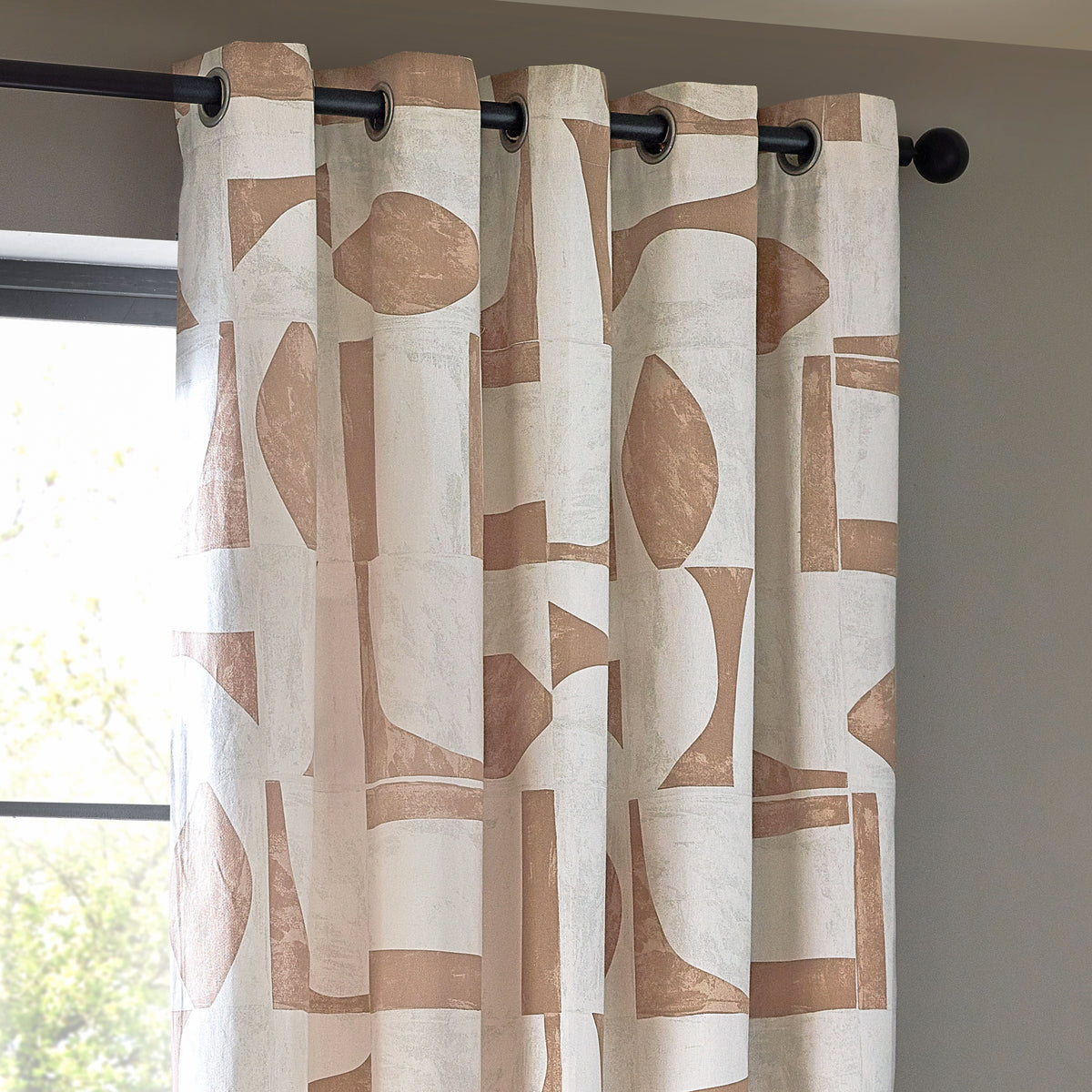 Carro 229X137 Eyelet Curtains Clay 