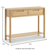 Carnon Console Table from Roseland Furniture