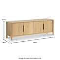 Carnon TV Unit 150cm from Roseland Furniture