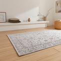 Silver Morris Traditional Motif Bordered Rug from Roseland Furniture