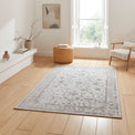 Silver Morris Traditional Motif Bordered Rug from Roseland Furniture