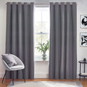 Dawn 229X137 Eyelet Curtain Charcoal