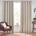 Dawn 229X137 Eyelet Curtain Linen