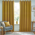 Dawn 168X229 Eyelet Curtain Mustard