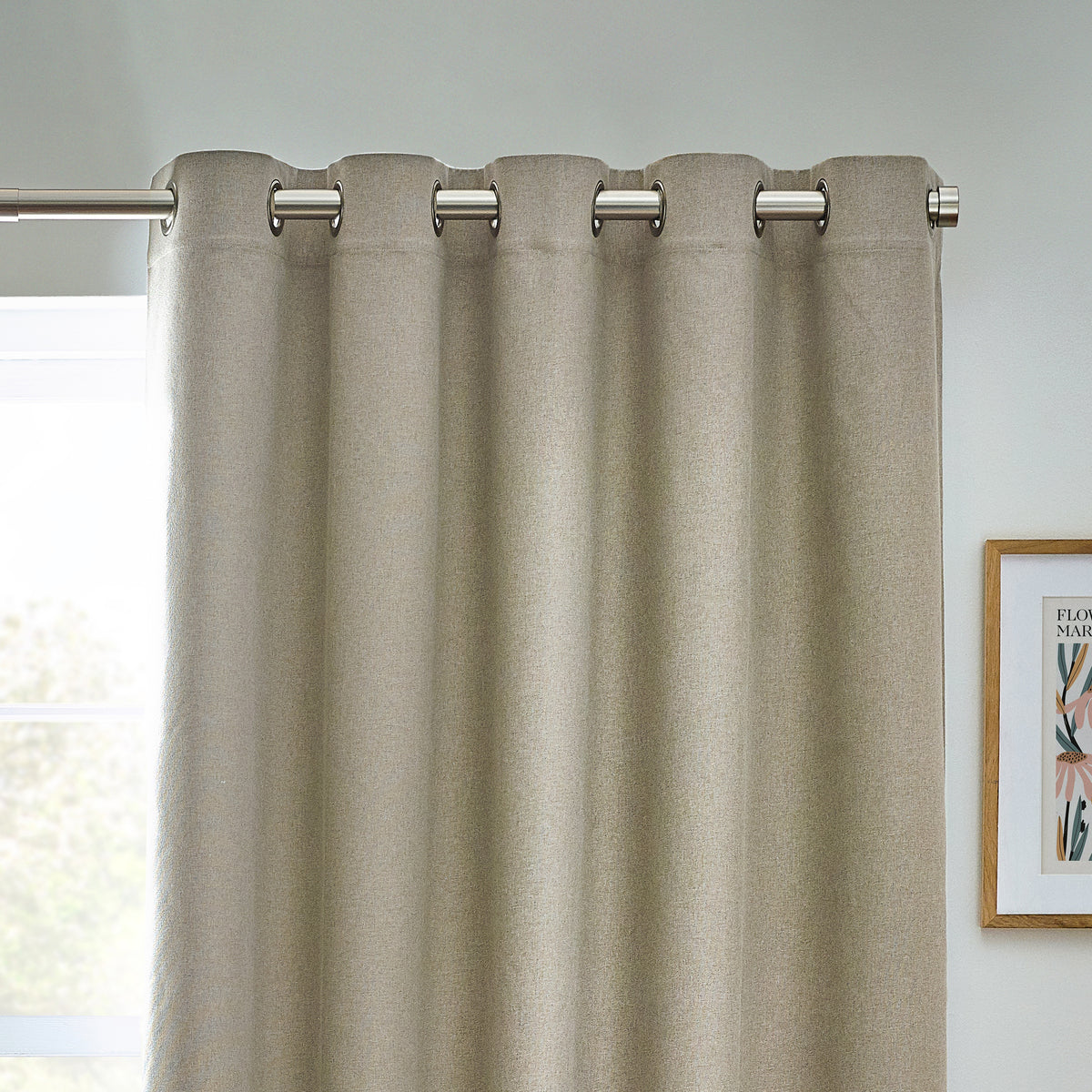 Dawn 168X229 Eyelet Curtain Natural