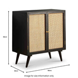 VENTI-5 Venti Mango and Cane Drinks Cabinet from Roseland Furniture