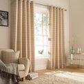 Ellis 229X137 Eyelet Curtains Natural