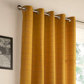 Ellis 229X137 Eyelet Curtains Ochre