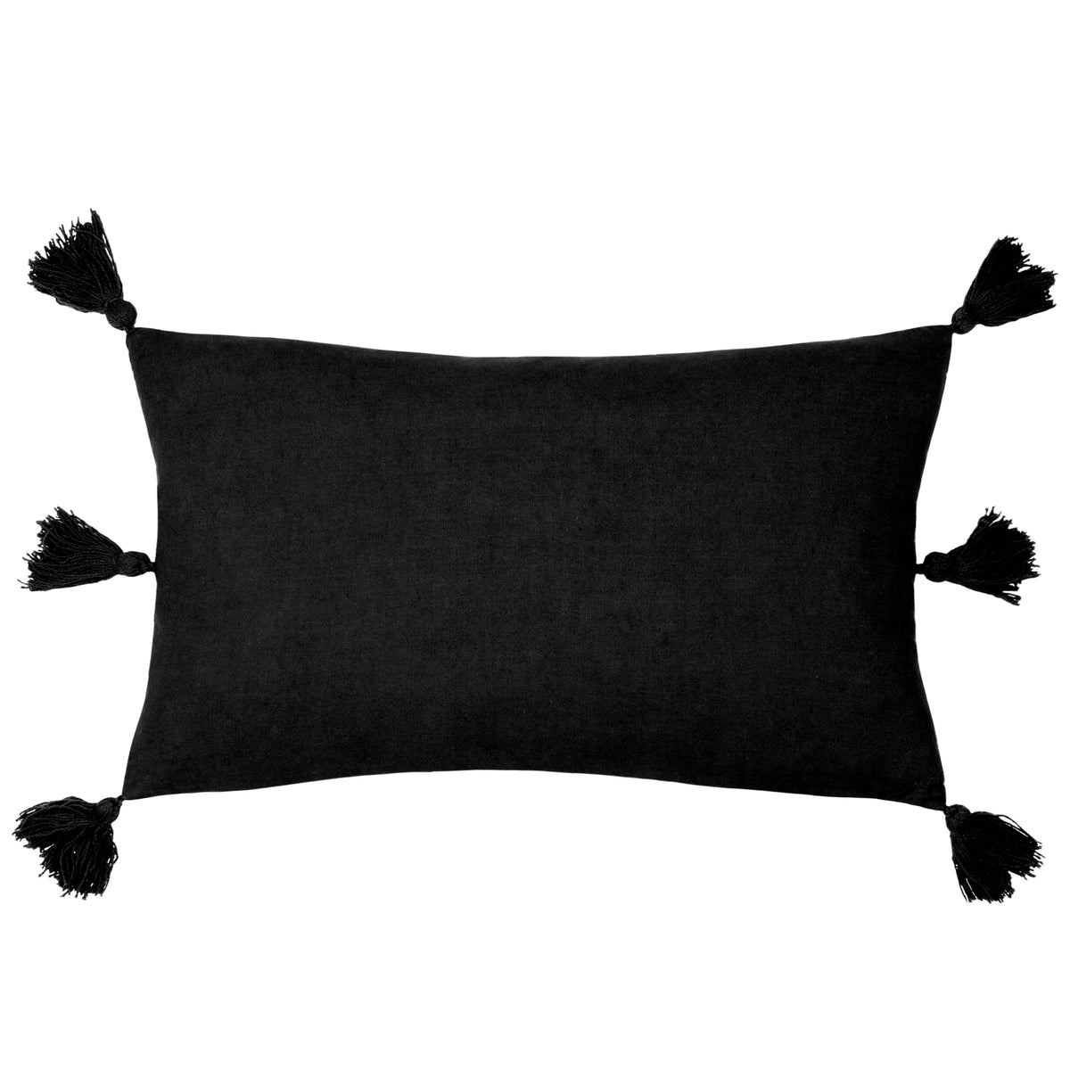 Folis 30X50 Polyester Cushion Black