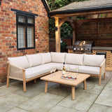 Roma FSC Left Hand Corner Set from Roseland Furniture