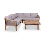 Roma FSC Left Hand Corner Set from Roseland Furniture