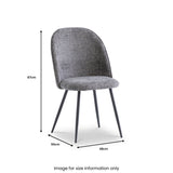 Fern Graphite Dining Chair by Roseland Furniture