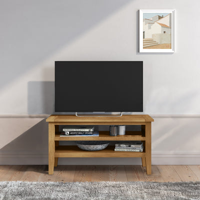 Fran Oak 90cm Small TV Unit