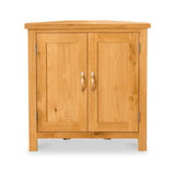 Newlyn Oak Corner Cupboard from Roseland Furniture