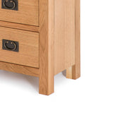 Surrey Oak 3 Drawer Chest by Roseland Furniture