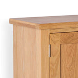 London Oak 140cm Wide TV Stand from Roseland Furniture