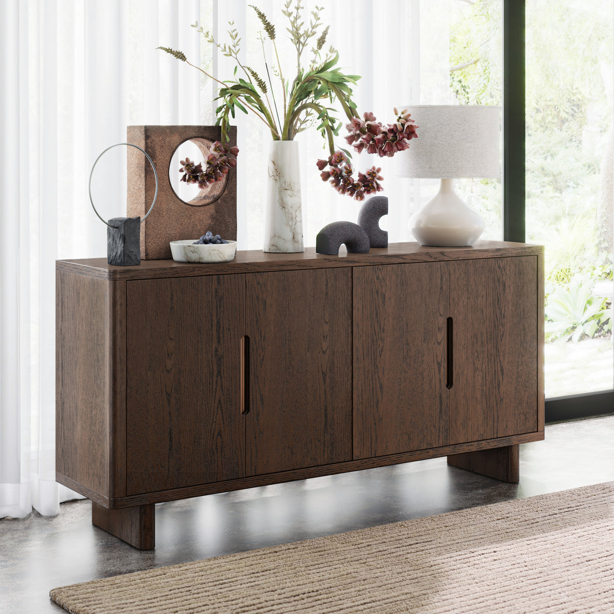 Mylor Oak Large Sideboard from Roseland Furniture