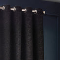 Galaxy 229X137 Eyelet Curtain Black