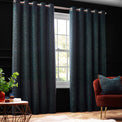 Galaxy 229X137 Eyelet Curtain Emerald